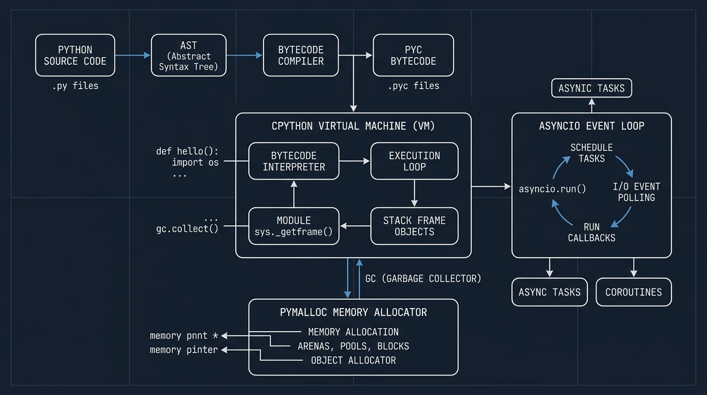 Mastering Python: From CPython Virtual Machine Internals to High-Throughput Architecture